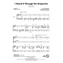 I Heard It Through the Grapevine - Norman Whitfield and Barrett Strong / Arr. Audrey Snyder