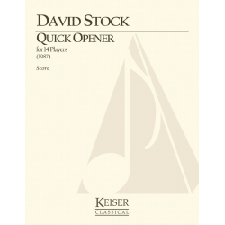 Quick Opener for 14 Players - David Stock