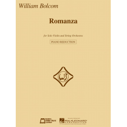 Romanza - Piano Reduction - William Bolcom
