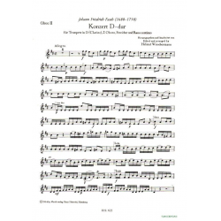 Konzert D-Dur : für Trompete, - Johann Friedrich Fasch