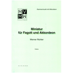 Miniatur für Fagott & Akkordeon -Werner Richter