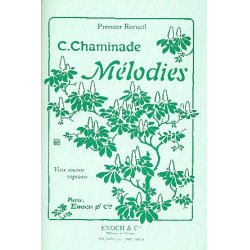 Mélodies vol.1 pour mezzo soprano - Cecile Louise S. Chaminade