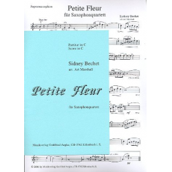 Petite fleur für 4 Saxophone (SATB) -Sidney Bechet