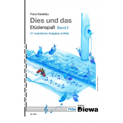 DW1046 Dies und das - Etüdenspaß Band 2 für Flöte - Franz Kanefzky