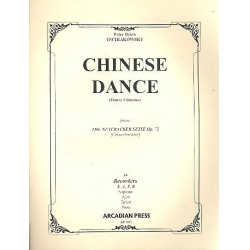 Chinese Dance from op.71 for 4 recorders - Piotr Ilich Tchaikowsky (Pyotr Peter Ilyich Iljitsch Tschaikovsky)