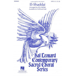 El-Shaddai - John Thompson & Michael Card / Arr. Ed Lojeski