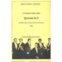 Quintet F major no.1 for flute, - Franz Paul Lachner
