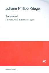 Sonate a 4 für 2 Violinen, Viola und Fagott - Johann Philipp Krieger