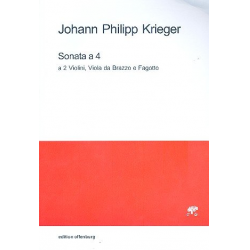 Sonate a 4 für 2 Violinen, Viola und Fagott - Johann Philipp Krieger