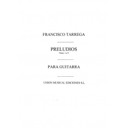 Preludius nos.1-9 for guitar - Francisco Tarrega