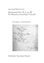 Konzertantes trio Nr.1 op.20 - Ignaz Joseph Pleyel