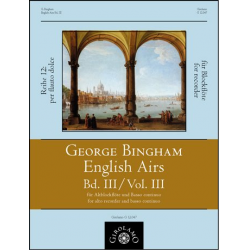 English Airs vol.3 - George Bingham
