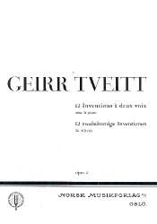 12 Inventions à 2 voix op.2 -Geirr Tveitt