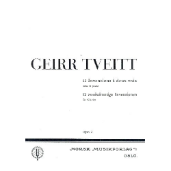 12 Inventions à 2 voix op.2 -Geirr Tveitt