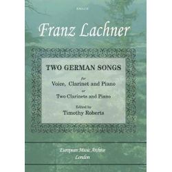2 German Songs for voice, clarinet and piano - Franz Paul Lachner