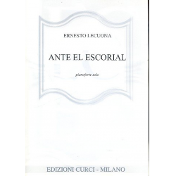 Ante el Escorial per pianoforte - Ernesto Lecuona