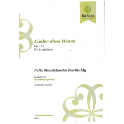 Lieder ohne Worte Nr.6 op.102 - Andante -Felix Mendelssohn-Bartholdy