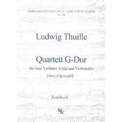 Streichquartett G-Dur - Ludwig Thuille