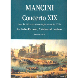 Concerto no.19 per flauto, 2 violini - Francesco Mancini