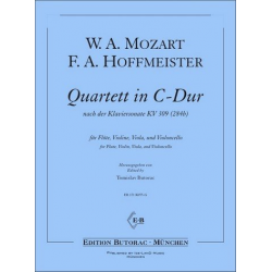 K055G Quartett C-Dur nach der Klaviersonate KV309 - Wolfgang Amadeus Mozart