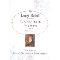 45 Quartette Band 1 (Nr.1-23) - Belloli Agostino