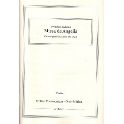 Missa de Angelis für gem Chor und Orgel - Vytautas Miskinis
