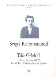 Trio g-Moll Nr.1 für Violine, Violoncello und Klavier - Sergei Rachmaninov (Rachmaninoff)