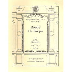 Rondo à la turque for 3 recorders (ATB) - Wolfgang Amadeus Mozart
