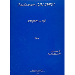 Sonate ré majeur op.5 pour piano - Baldassare Galuppi