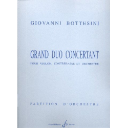 GRAND DUO CONCERTANT POUR VIOLON, - Giovanni Bottesini