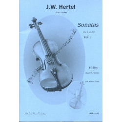 Sonaten Band 3 -Johann Wilhelm Hertel