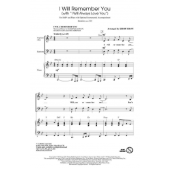 I Will Remember You - Sarah McLachlan / Arr. Kirby Shaw