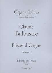Pièces d'orgue vol.3 (fr) - Claude Benigne Balbastre