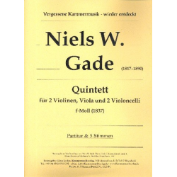 Quintett f-Moll - Niels W. Gade