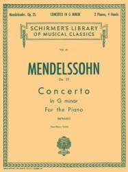 Piano Concerto No.1 In G Minor Op.25 - Felix Mendelssohn-Bartholdy / Arr. Adolf Ruthardt