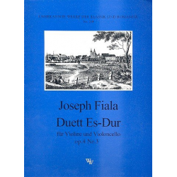 Duett Es-Dur op.4,3 für - Joseph Fiala
