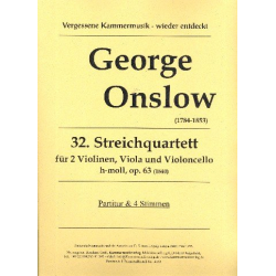 Quartett h-Moll Nr.32 op.63 - George Onslow