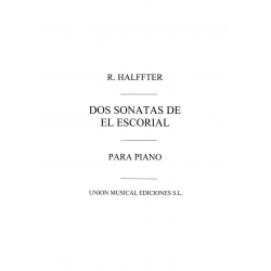2 Sonatas de El Escorial para piano - Ernesto Halffter