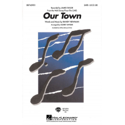 Our Town - Randy Newman / Arr. Audrey Snyder