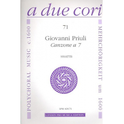 Canzone a 7 - Giovanni Priuli