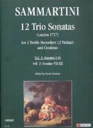 12 Trio Sonatas vol.1 (no.1-6) - Giuseppe Sammartini