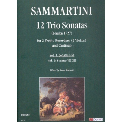 12 Trio Sonatas vol.1 (no.1-6) -Giuseppe Sammartini
