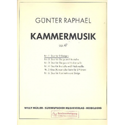 Duo op.47,1 - Günter Albert Rudolf Raphael