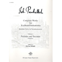 Preludes and Toccatas (pedaliter) -Johann Pachelbel