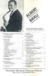 Süße Träume für Altsaxophon - Albert Bräu