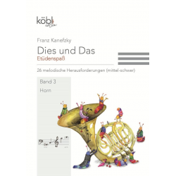 DW1059 Dies und das - Etüdenspaß Band 3 für Horn - Franz Kanefzky