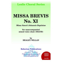 Missa brevis no.11 for mixed chorus - Healey Willan