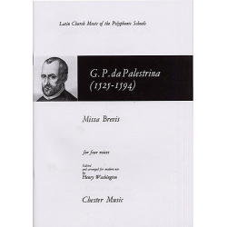 Missa brevis (Ionian mode) for - Giovanni da Palestrina