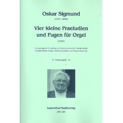 4 kleine Präludien und Fugen - Oskar Sigmund