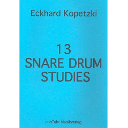 13 Snare Drum Studies - Eckhard Kopetzki